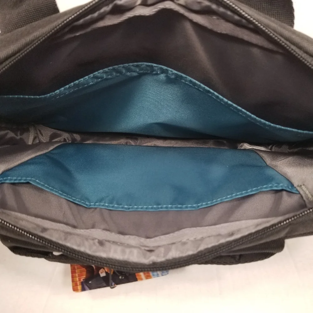 New! Case Logic 3203986 Advantage 14 Black Tablet Laptop Shoulder Messenger Bag